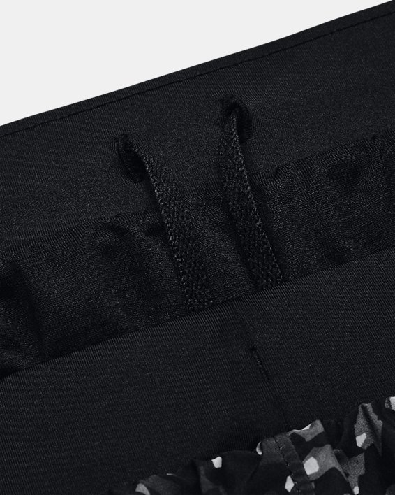 Women's UA Fly-By 2.0 Printed Shorts, Black, pdpMainDesktop image number 5